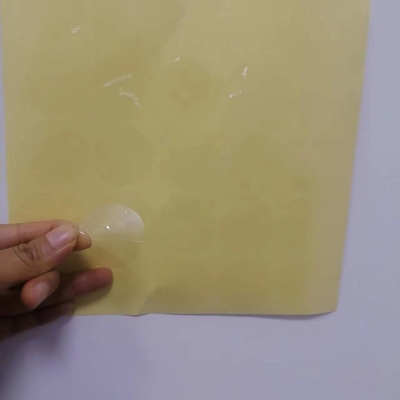सील बॉक्स या सील बैग के लिए अनुकूलित पारदर्शी चिपकने वाला लेबल